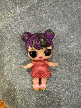 LOL Surprise- year of the Rabbit Doll Glitter Hair Doll in Pink Dress